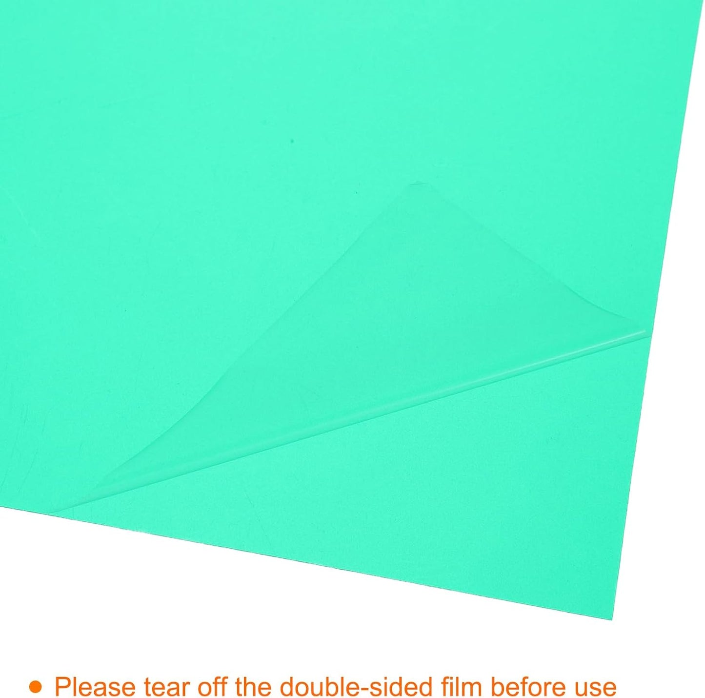 uxcell 4Pcs A4 Gel Light Lighting Filter Overlay Transparent Color Correction Plastic Vinyl PVC Sheets Photography Television Green,0.2mm