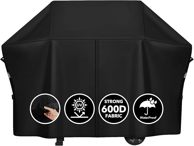 Heavy Duty 600D Grill Cover Fit for 61527 Napoleon 425 Series Grill and Fits 61427 Napoleon 525 Series Rogue Grill Accessories