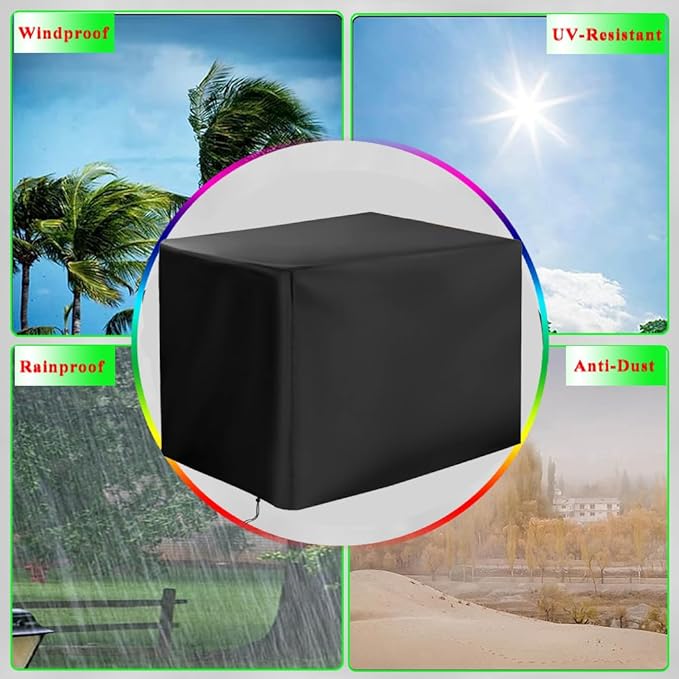 Infrared Grill Cover for Big Horn Infrared Grill, 600D Heavy Duty Waterproof Grill Cover for Bighorn Infrared Gas Grill Tabletop Salamander Broiler, Portable Propane Steak Cooker, Pizza Oven