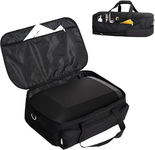 NOELIFE Carry Bag for Ooni Volt 12 Electric Pizza Oven - Portable Carrying Case with PE Foam Lining for Ooni Volt Accessories, Built-in Pockets, Suitable for Indoor & Outdoor Use (Bag Only)
