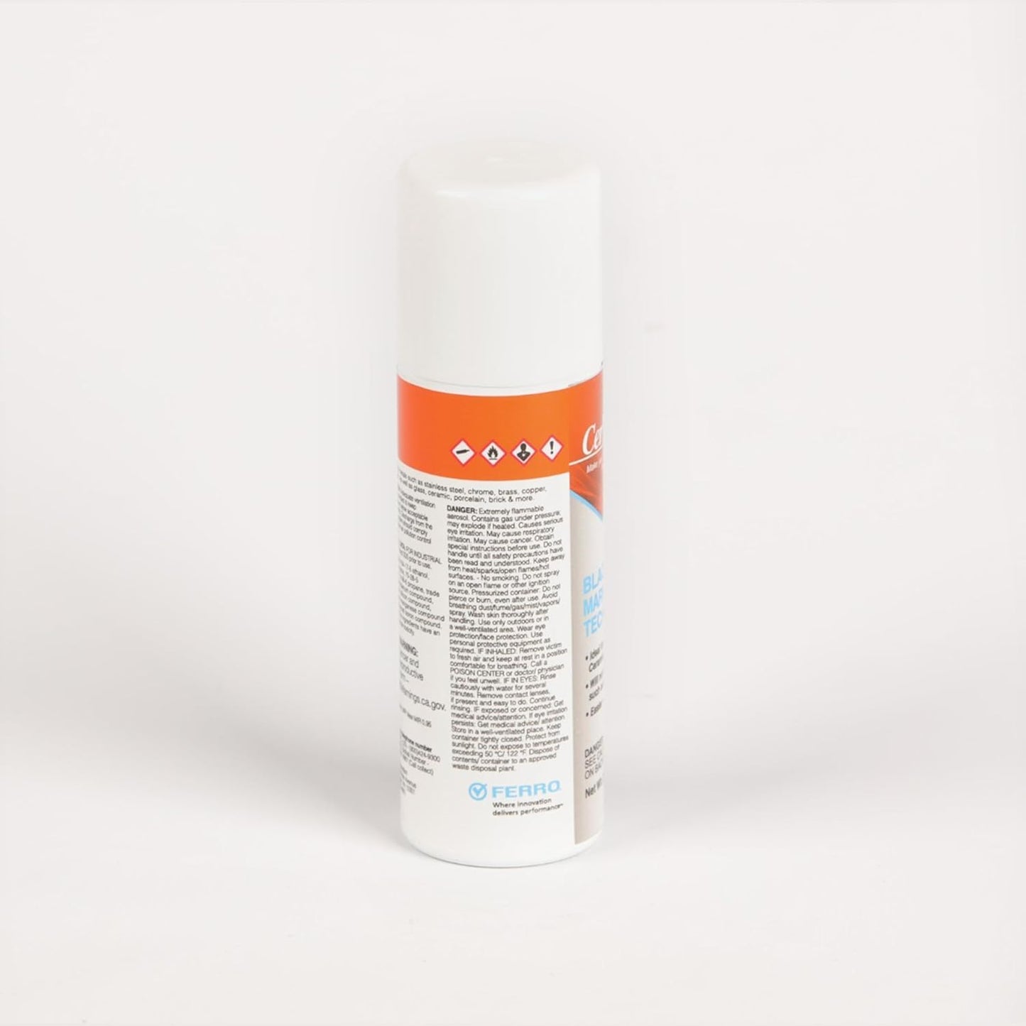 Cermark Ultra Aerosol Spray 2oz for Black Laser Marking. Great for Stainless, Glass, Slate, Metal, & Ceramic. Bonding Adhesive (2oz) (1)