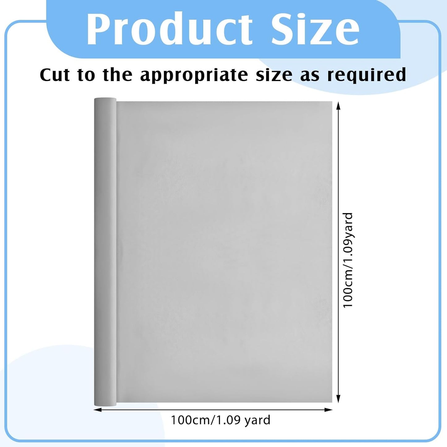 Jecery 1.1 Yard Anti Tarnish Silver Cloth by the Yard, Luxury Jewelry Silver Polishing Storage Protect Cloths for Silverware Flatware Silversmith Polishing(Gray)