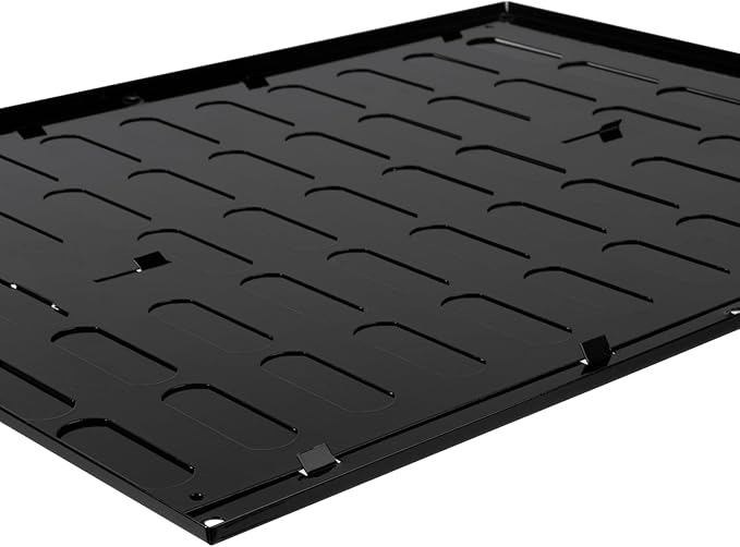 Vent Systems 16" x 12" Inch (Outer Dimensions) Metal Air Vent Grille - Black Adjustable Register Vent Cover - Open/Close Air Supply Intake Wall Vent - Heating/Cooling Ceiling Grille for House, Garage