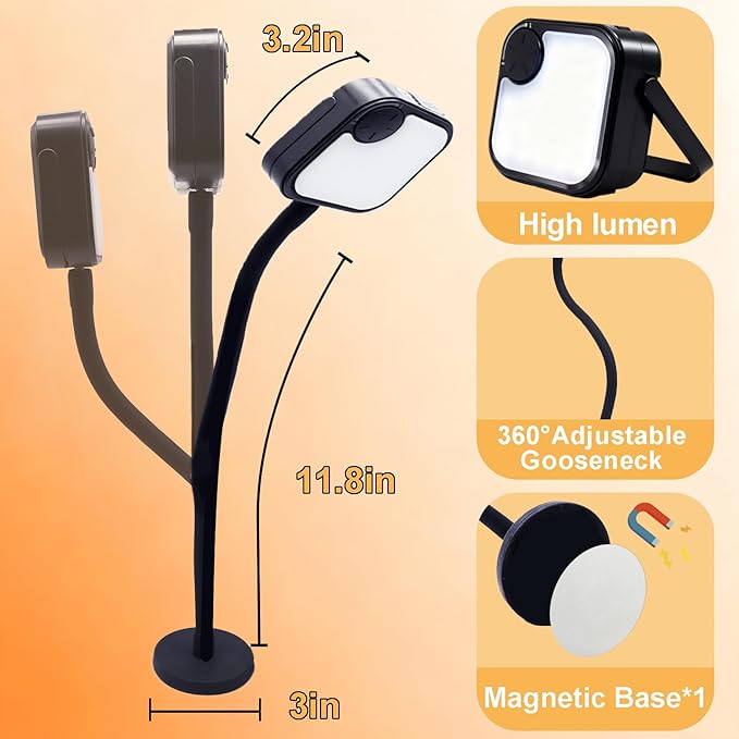 Rechargeable BBQ Grill Lights for Outdoor Grill, Magnetic Grill Lights for Outdoor Barbeque (BBQ Grilling Gifts)