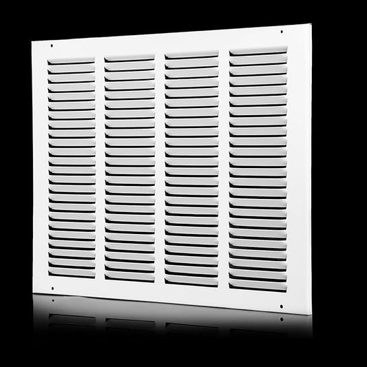 16x12 Return Air Grille(Duct Opening Size),Air Return Vent Cover,Flat Vent Cover,Rejillas De Aire Acondicionado Para Casa,Return Air Grilles,Outer Dimensions:17.75"Wx13.75"H(16"W x 12"H, Duct Opening)