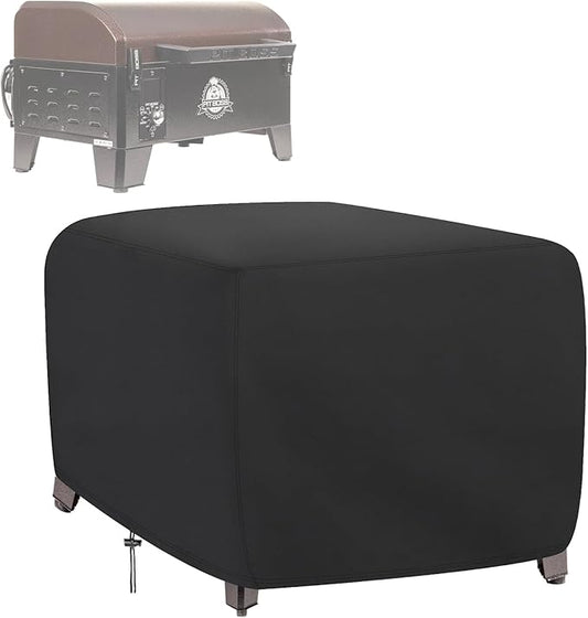 Tabletop Grill Cover for Pit Boss 10697, Waterproof Wood Pellet Smoker Cover for Pitboss 10697 Table Top Wood Grill, Outdoor Grill Accessories for Pit Boss Portable 150 Pellet Grill 24 inch