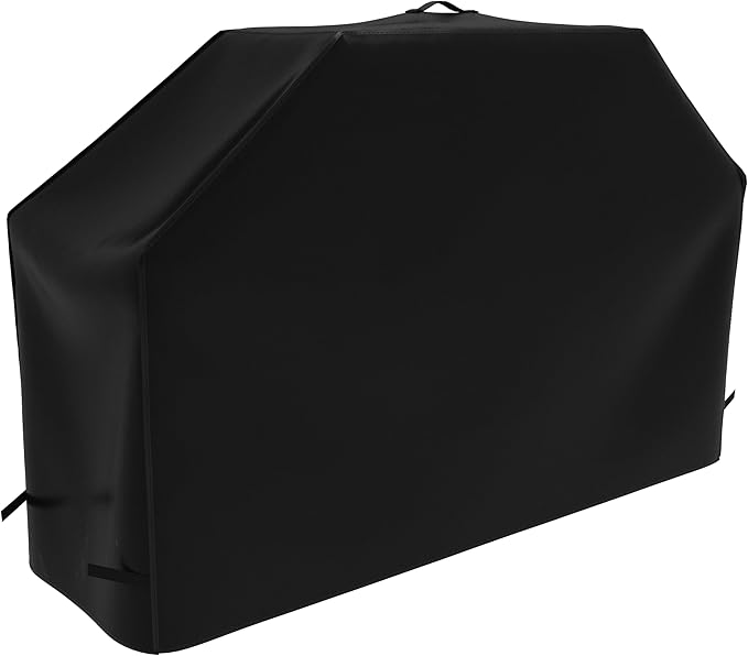72" Heavy Duty Waterproof Gas Grill Cover fits Weber Char-Broil Coleman Gas Grill-Black,American Flag.