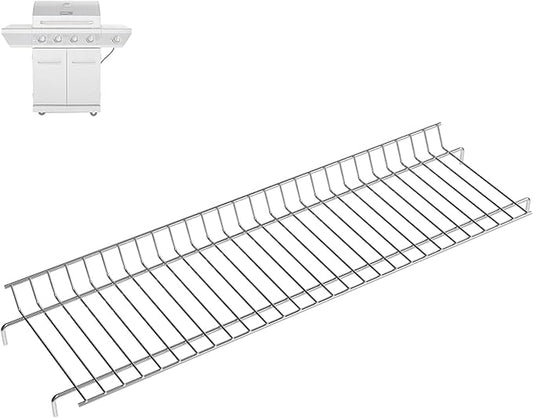 Warming Rack Grill Parts for Nexgrill 720-0830H 720-0958AE 720-0789H, 25.6 Inch Grill Rack Swing Away Grid for Nexgrill Replacement Parts 4 Burner