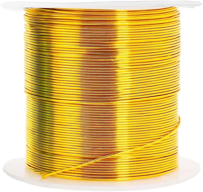 Mandala Crafts 14 Gauge Anodized Aluminum Craft Wire for Jewelry Making - 240 FT Colored Flexible Pastel Wire - Bendable for Bonsai Armature Crafting Sculpting