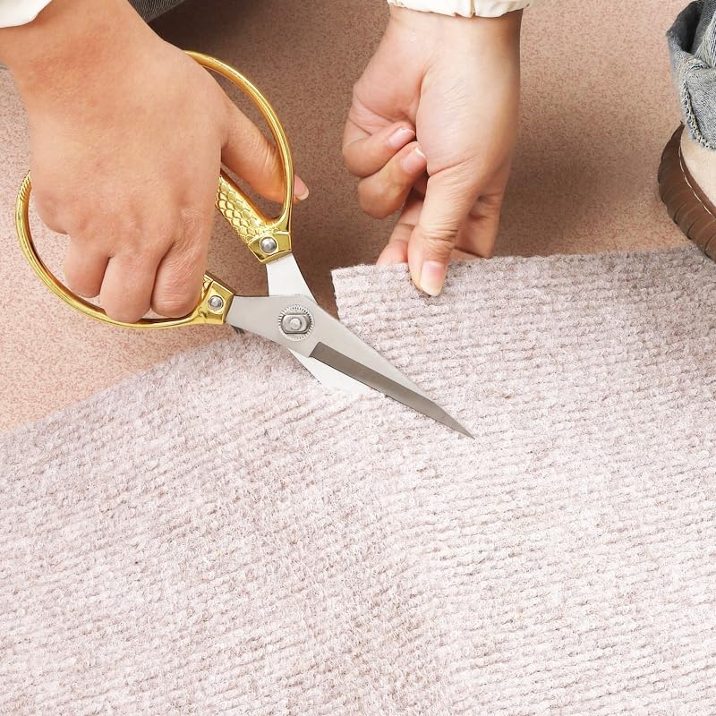 Yellow Office Scissors -Heavy Duty & All Purpose, Stainless Steel, Ideal for Kitchen office & Home Use