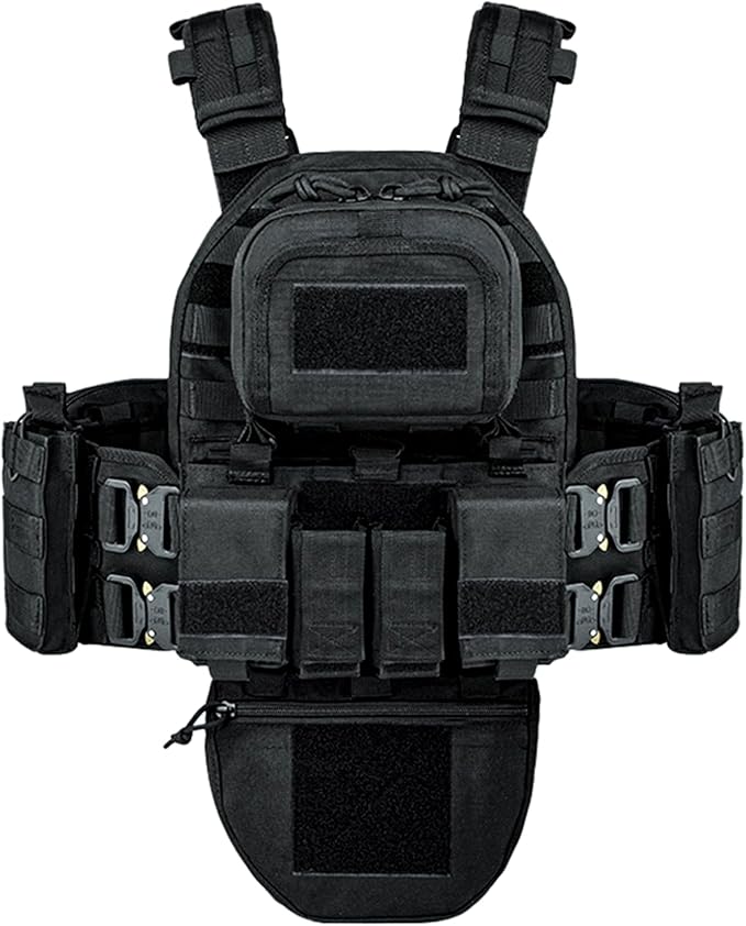 YAKEDA Tactical Outdoor Training Vest - Molle Vest With Multi-Functional Pouches For Training, Hunting & Hiking