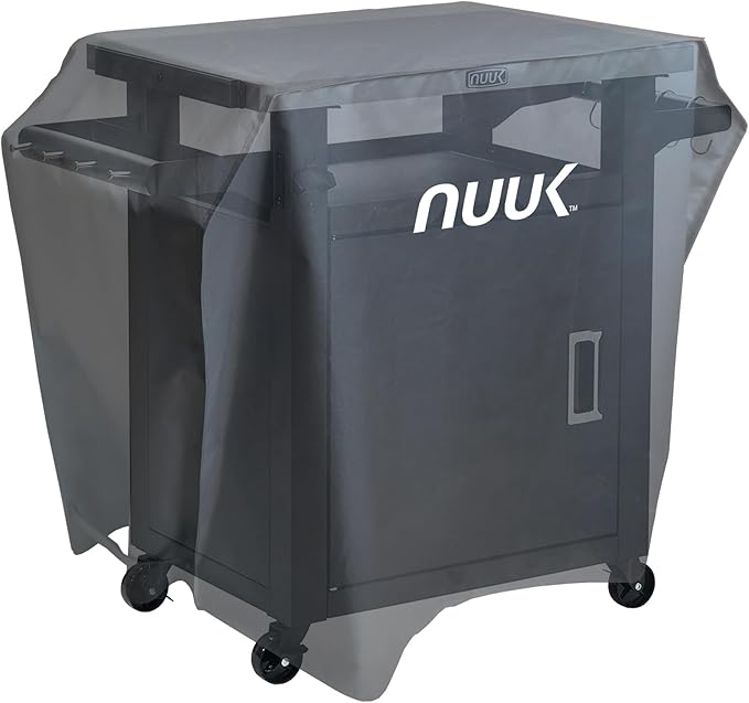 NUUK 20x30IN Waterproof Outdoor Cooking Station Cover, Heavy Duty UV Resistant BBQ Grill Table Cover for Pizza Oven Cart and Kitchen Prep Island