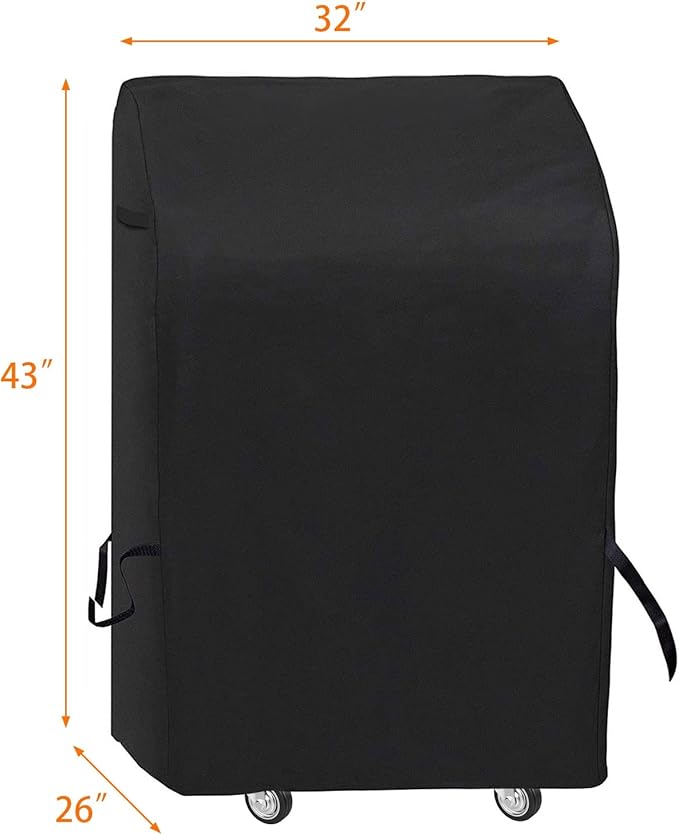 iCOVER Small Grill Cover 30 Inch, 600D Weatherproof BBQ Covers, Waterproof Outdoor Heavy Duty Protection for Gas Grills Smoker, Two Burner BBQ