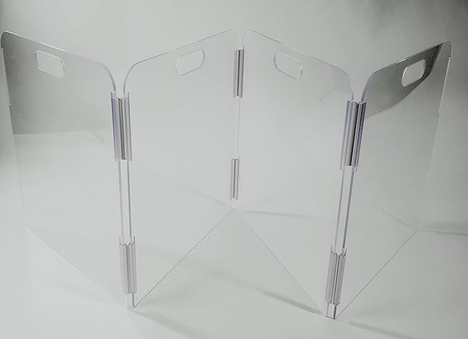 Pet Barrier (4-Panel) | Free-Standing Pet Gate | Foldable | Protect Your Indoor Living Spaces, Decorations, and Important Items from Pets | Made in The USA