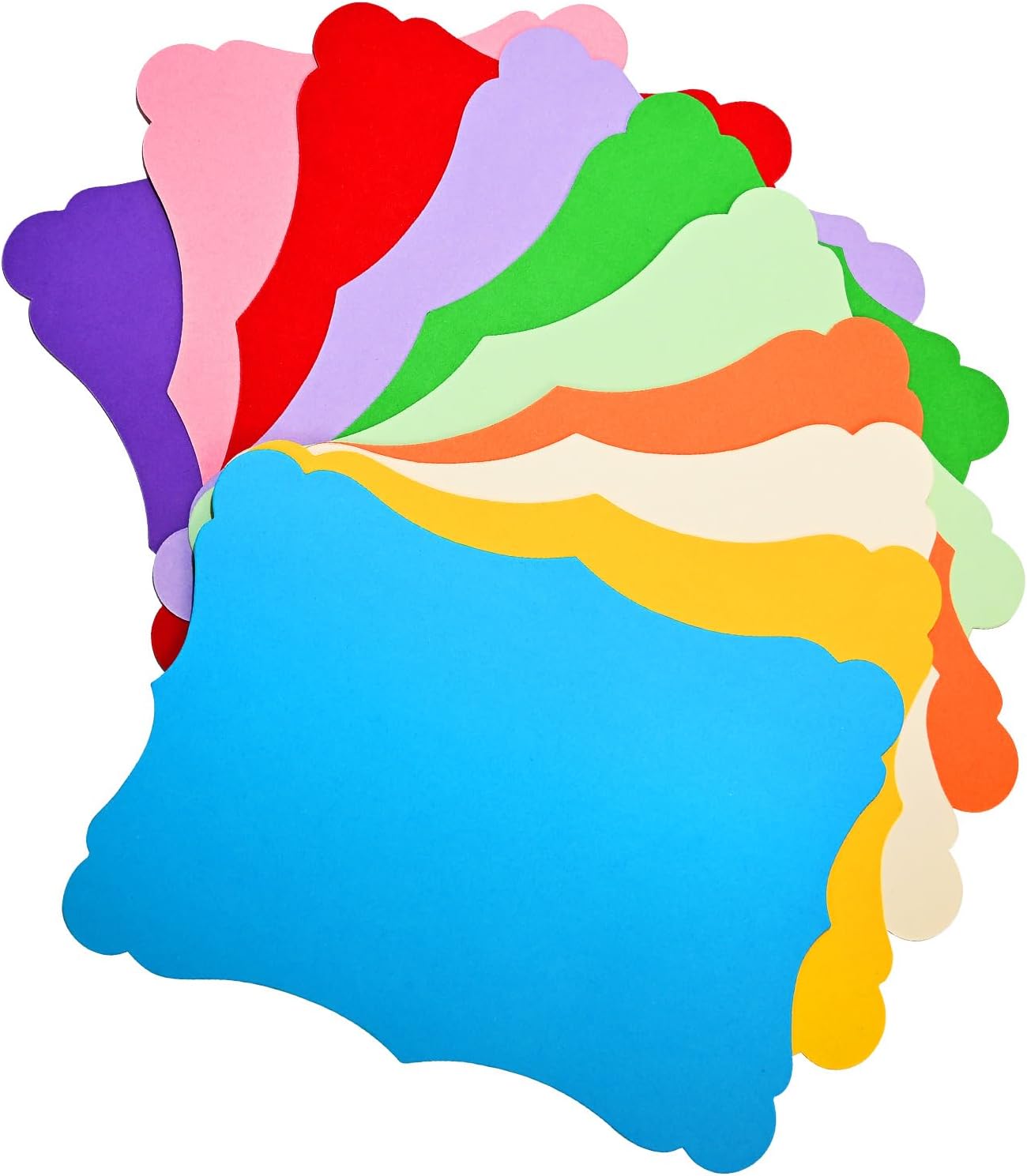 50-Pack 5x7 Inch Premium Blank Cardstock - 250GSM Heavyweight Printable Paper for Invitations, Greeting Cards and Craft Projects