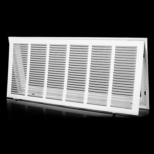 30x12 Return Air Grille [Duct Opening Size],Return Air Vent Cover for Wall Or Ceiling,Steel Return Air Filter Grilles Removable Face/Door for 1 Inch Filters (30"W x 12"H [Duct Opening])