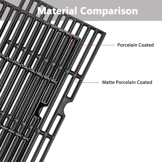 Grill Grates 18 Inch for Charbroil Performance 463625219 463625217 463673519, Grill Grates Replacement for Char-Broil 463673017 463673517, Replacement Parts for G470-0003-W1 G470-0002-W1, 2 Packs