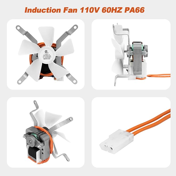Stanbroil Replacement Induction Fan Kit for all Pit Boss/Traeger/Camp Chef Wood Pellet Grills, White