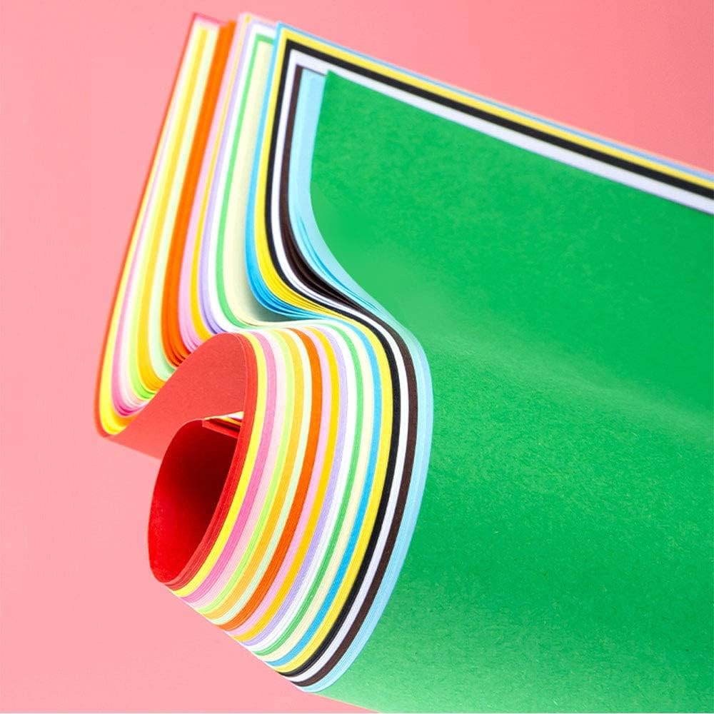 Colored Cardstock A4 100 Sheet Card Stock Paper 230gm- More Fun Crafting and Decorating - Sketch and Cutting Paper - 30 Assorted Colours