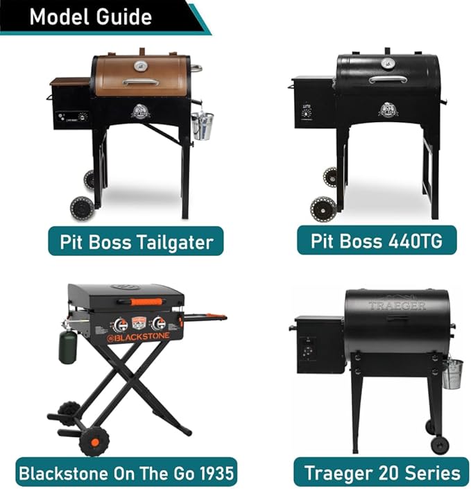 ZJYWSCH Grill Cover for Rec Tec Bullseye RT-B380 RT-B380X Wood Pellet Grill Smoker Outdoor Waterproof for Rectec 380 380X Bullseye Deluxe Pellet Grill Cover Heavy Duty
