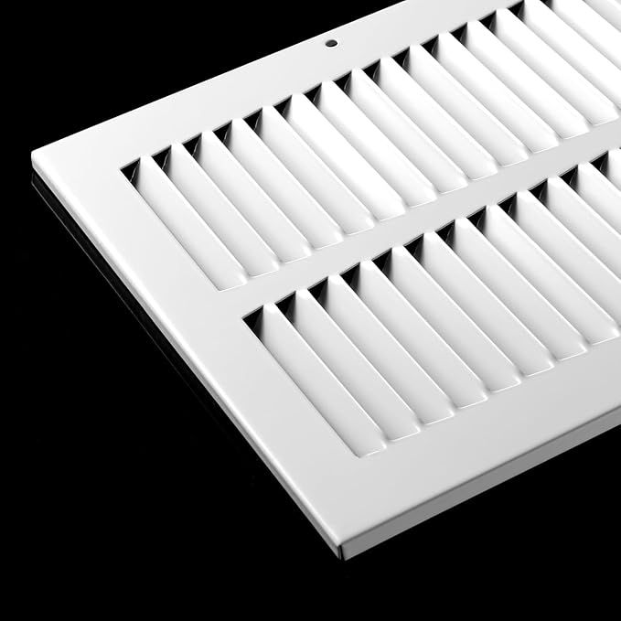 20x8 Return Air Grille(Duct Opening Size),Air Return Vent Cover,Flat Vent Cover,Rejillas De Aire Acondicionado para Casa,Return Air Grilles,Outer Dimensions:21.75"Wx9.75"H(20"W x 8"H, Duct Opening)