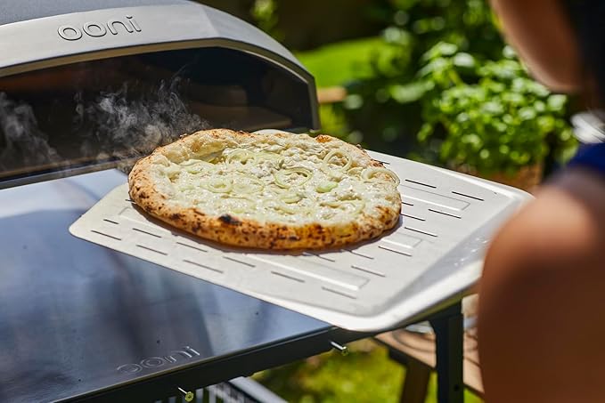 Ooni Koda 16 Gas Pizza Oven - Essentials Pizza Oven Bundle - Includes 14" Perforated Pizza Peel