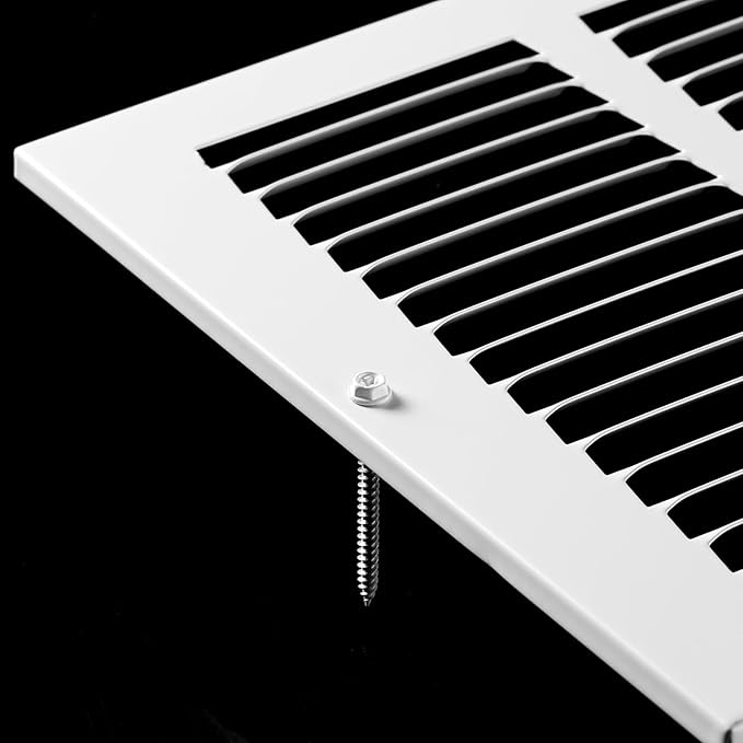 16x10 Return Air Grille(Duct Opening Size),Air Return Vent Cover,Flat Vent Cover,Rejillas De Aire Acondicionado Para Casa,Return Air Grilles,Outer Dimensions:17.75"Wx11.75"H(16"W x 10"H, Duct Opening)