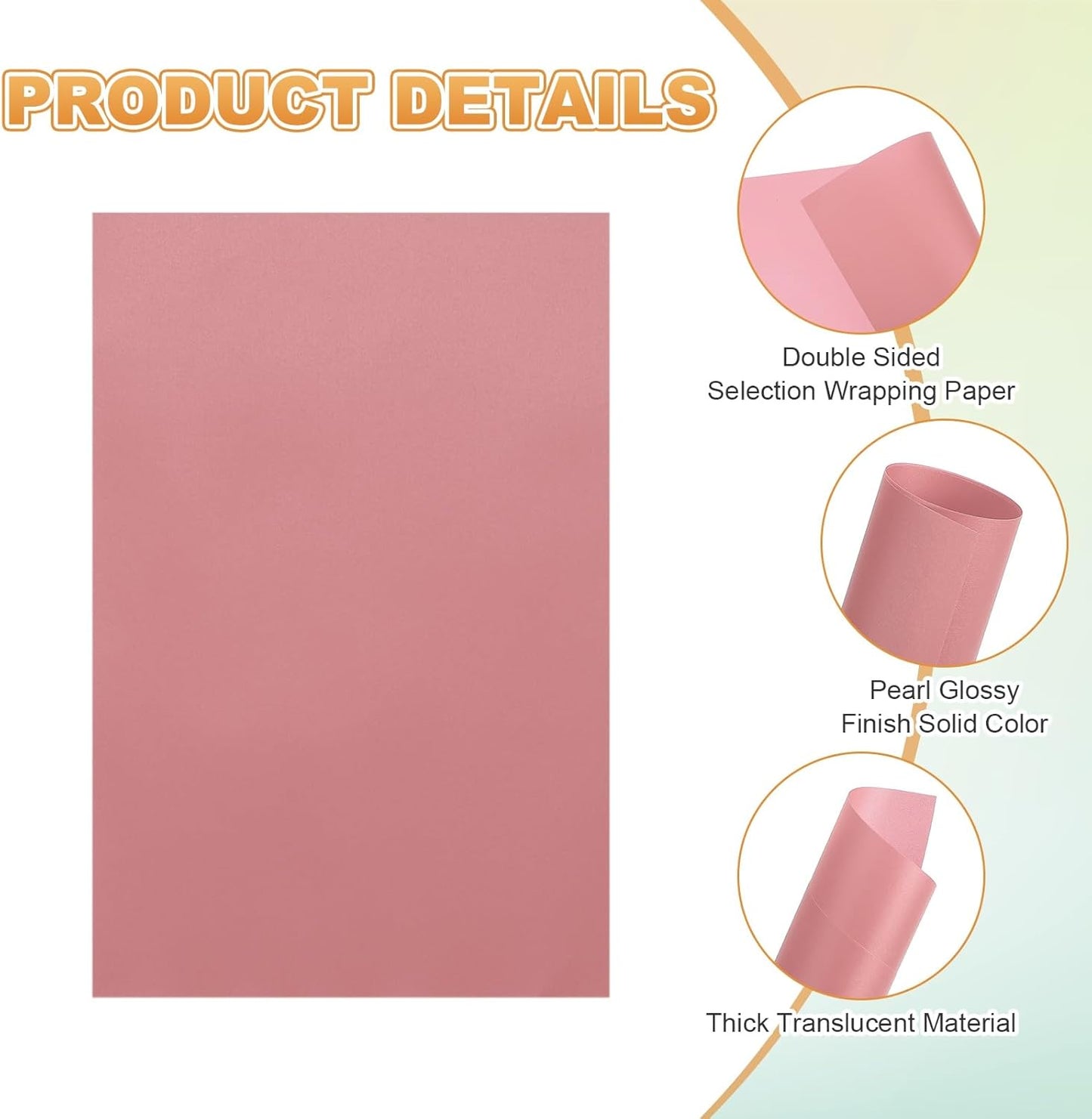 MECCANIXITY 100 Sheet Colored Vellum Paper 4" x 6", 100gsm Translucent Printable Vellum Sheets for Printing Wedding Invitations Inkjet Laser Printer, Pink