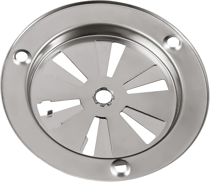 Stainless Steel BBQ Smoker Air Vent - Adjustable Grill Damper for Controlling Airflow - Replacement Parts for Grill and Smoker Vents - 8 Packs