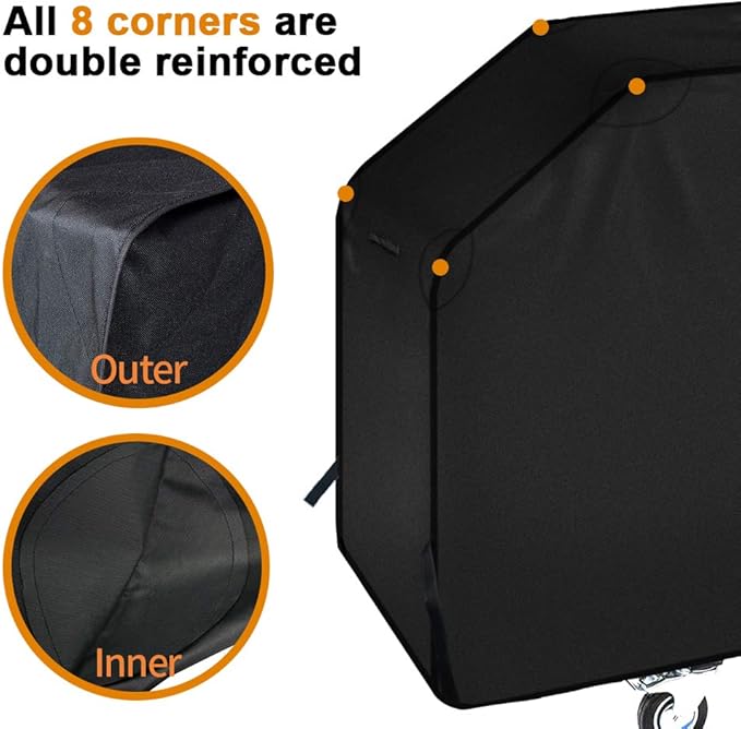 iCOVER 28 inch Griddle Cover for Blackstone, 600D Heavy Duty Waterproof Anti-UV Canvas Flat Top BBQ Covers for 28" Outdoor Cooking Gas Grill Griddles with One Side Shelf