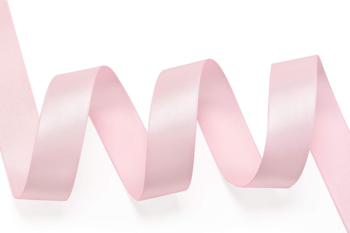 YAMA Double Face Satin Ribbon - 7/8" 25 Yards for Gift Wrapping Ribbons Roll, Pink