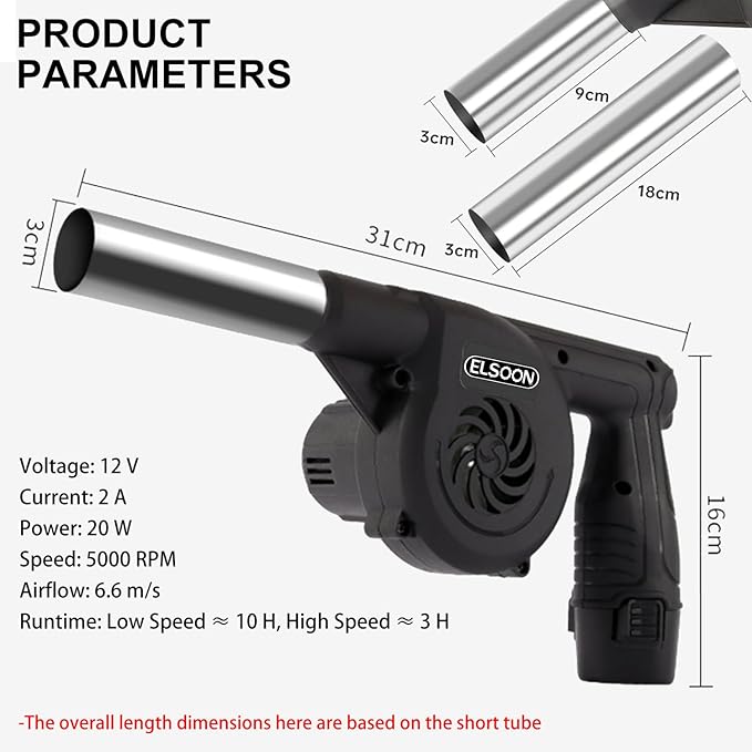 Electric Bellows, Battery Chrger and Battery