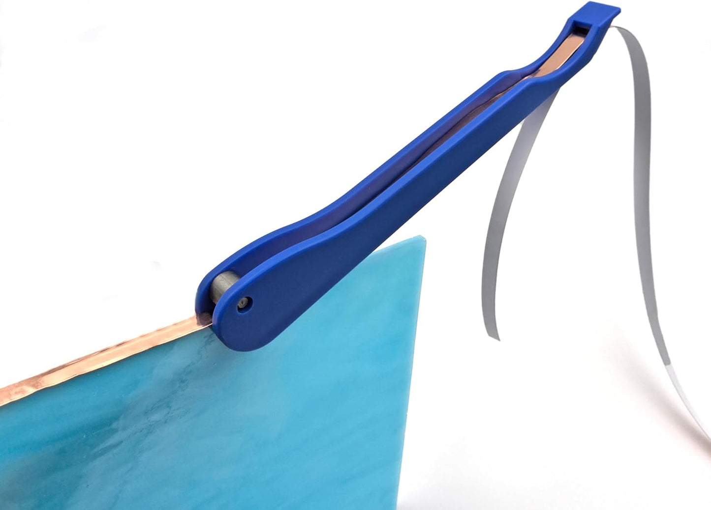 Copper Foil Hand Foiler for Stained Glass, 7/32" and 1/4" Hand Foiler Tool Kits, Blue