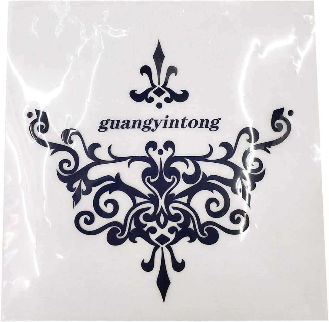 Guangyintong Heat Transfer Vinyl - 12" x 10ft Iron On Vinyl for T-Shirts, Matte Surface HTV for All Cutter Machines Easy to Cut & Weed for DIY Designs
