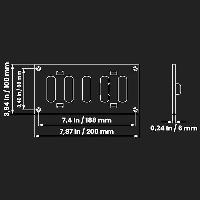 8" x 4" Inch (Outer Dimensions) Black Adjustable Air Wall Vent Cover - Indoor Outdoor Metal Grille - Heating, Cooling, Ventilation for Home, Garage, Shed - Open and Close Register 7.87 x 3.93
