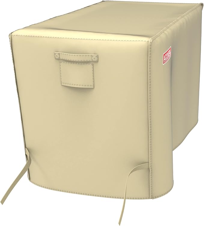 45" Heavy Duty Waterproof Gas Grill Cover fits Weber Char-Broil Coleman Gas Grill-Beige