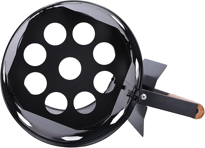 Charcoal Chimney Starter, Heavy Duty Steel BBQ Chimney Starter, BBQ Grill Lighter with Air Intake Holes for Outdoor Camping Cooking