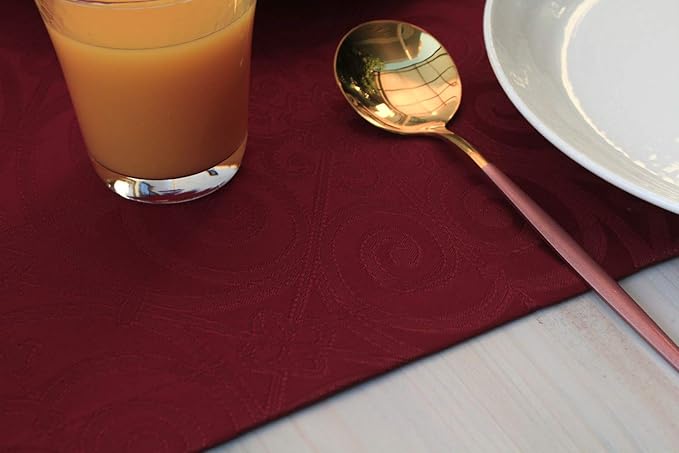 Red Table Runner 36 inch, Cranberry Dresser Scarf, Outdoor Coffee Table Runner, Burgundy Dining Table Runners for Fiesta, Dinner Parties, Events, Wedding, Thanksgiving, Halloween, Christmas
