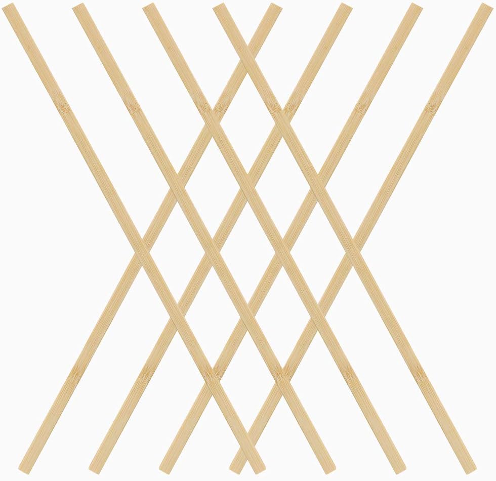 Pllieay 30 Pieces Bamboo Sticks Wooden Craft Sticks Extra Long Sticks for Crafting (15.7 Inches Length × 3/8 Inches Width)