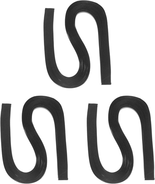 PATIKIL 360pcs Quilling Paper Strips Paper Flowers Quilling Kits 3/8"(10mm) Origami Paper for Adults Beginner Art Craft, 21"(54cm) Black