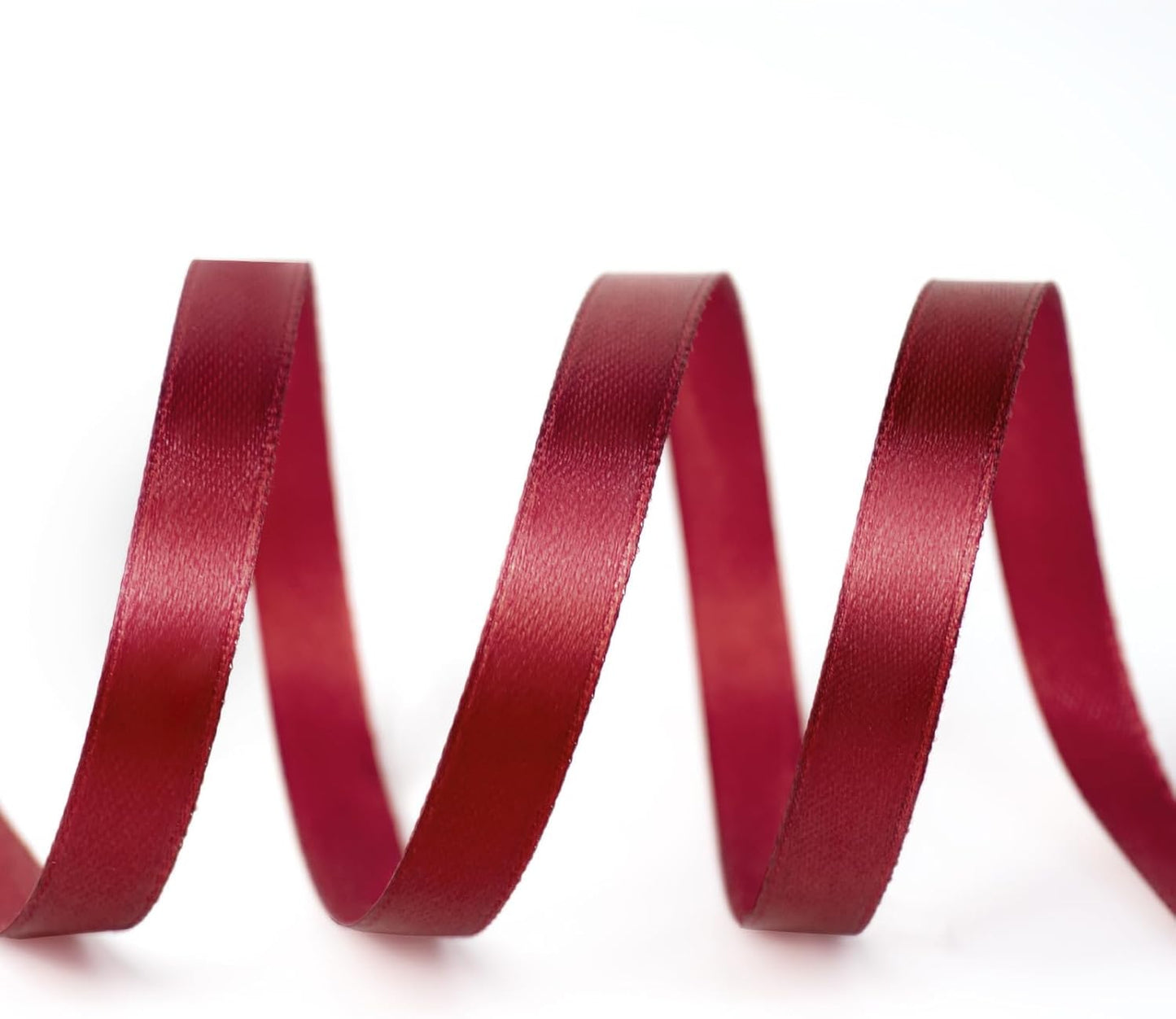 3/8" x 100 Yards Satin Ribbon - Scarlet Silk Ribbon with Spool - Ideal for Gift Wrapping, Floral Bouquets, Crafts, Wedding Party Decorations, Christmas and Sewing Projects