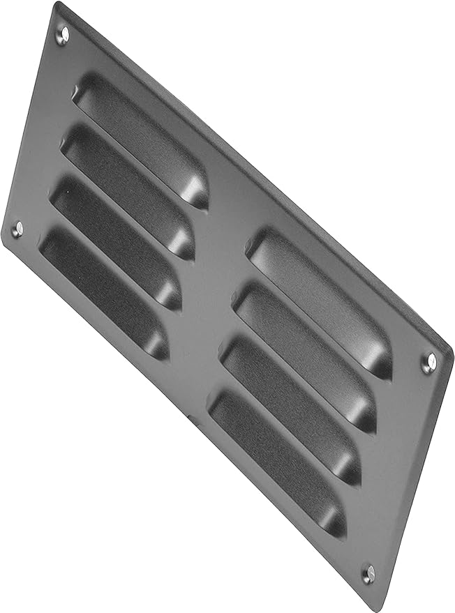 Repa Market 10" x 4" Inch (Outer Dimensions) Aluminium Air Vent Cover - Steel Return Air Grilles - for Ceiling and Sidewall - HVAC - with Protection Screen (10.24" x 4.13" Inch)