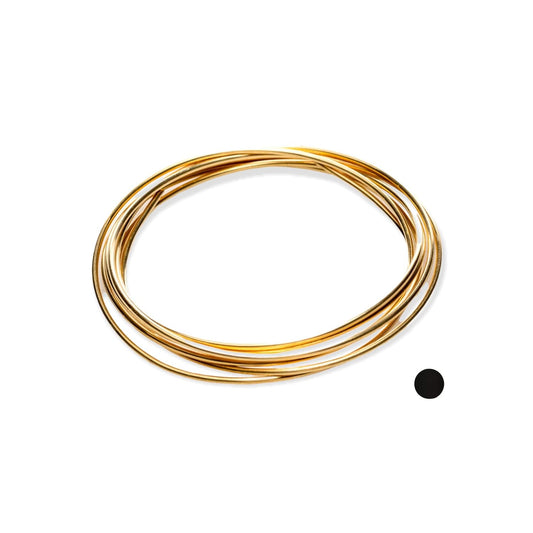 24 Gauge, Jeweler's Brass Wire, Red Brass, Round, Dead Soft, CDA #230 Alloy Jewelry Grade Made in USA - 5FT by CRAFT WIRE
