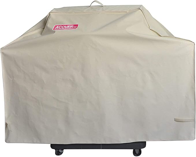 52" Heavy Duty Waterproof Gas Grill Cover fits Weber Char-Broil Coleman Gas Grill-Beige