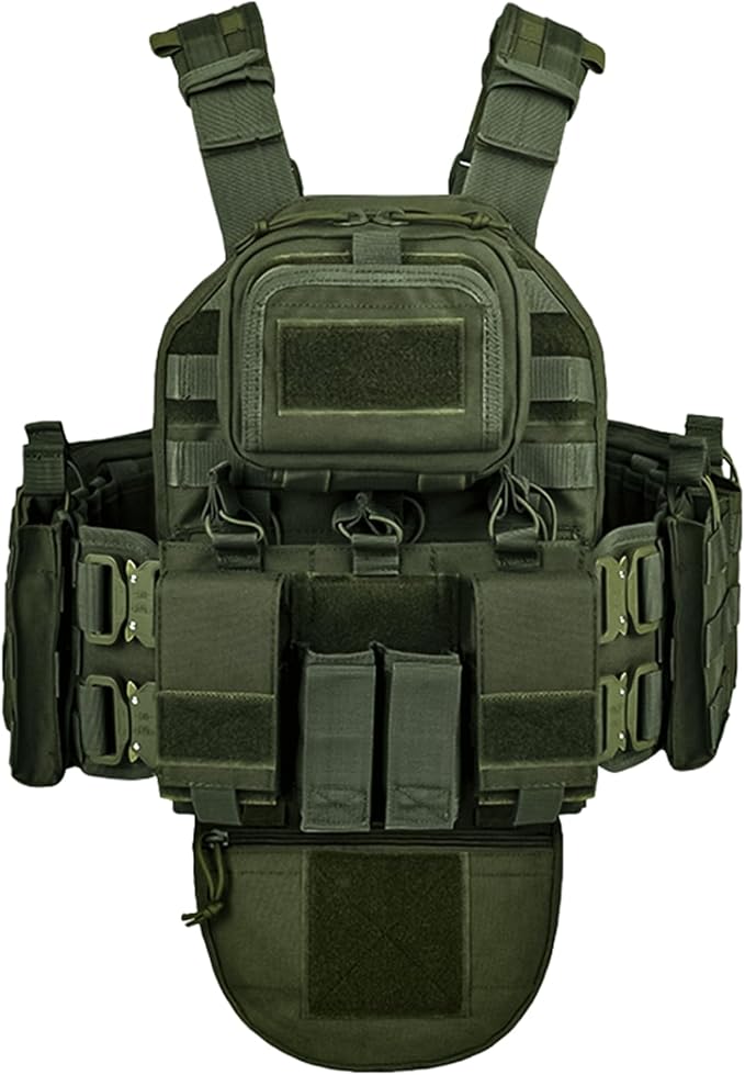 YAKEDA Tactical Outdoor Training Vest - Molle Vest With Multi-Functional Pouches For Training, Hunting & Hiking
