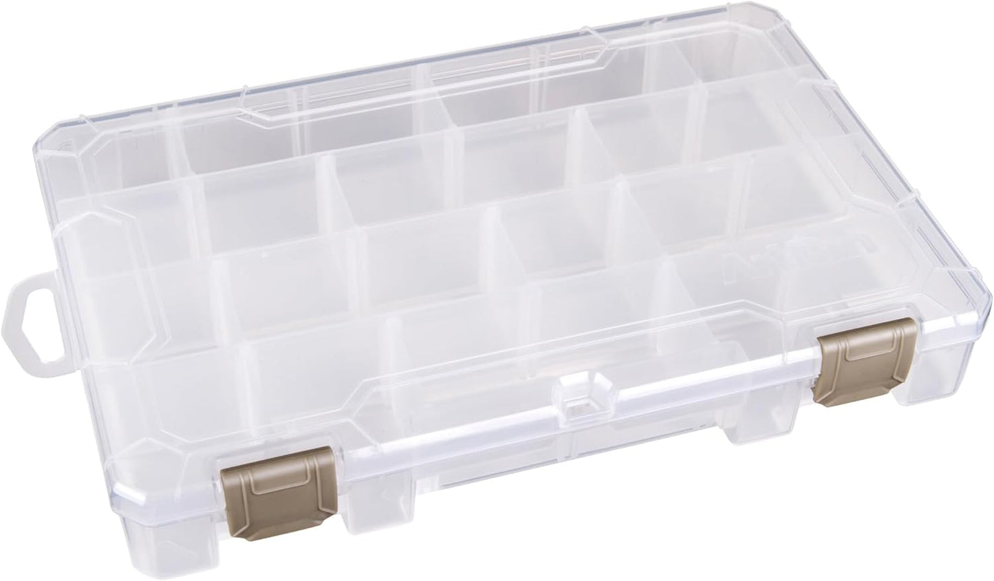 ArtBin Floss Finder Box: Clear Sewing Organizer with 6 Compartments, 12 Dividers, Durable - Perfect for Embroidery Floss and Small Sewing Supplies Storage