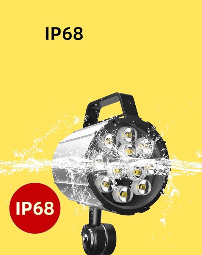 7W 110V-220V,IP67, Adjustable Multipurpose Worklight,LED Work Light for Lathe, CNC Milling Machine, Drilling Machine, Aluminum Alloy, Short Arm (7)