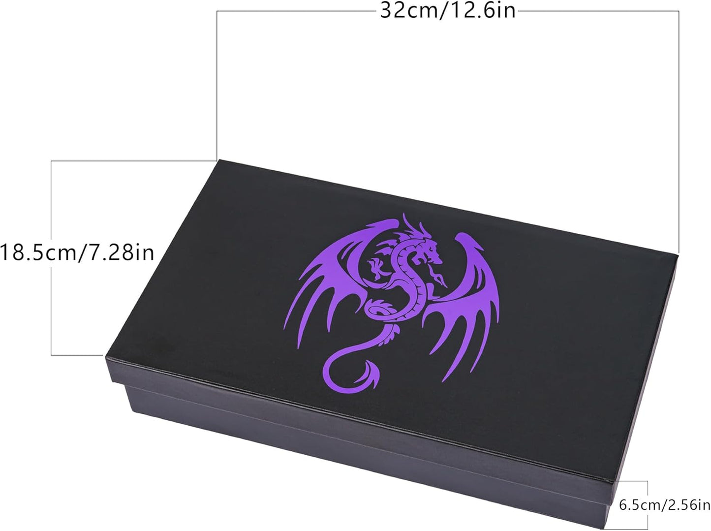 4 in 1 Dice Storage Box, Portable Dice Tower D&D Rolling Tray Leather Holder Case for Role Playing Games and Other Tabletop Game