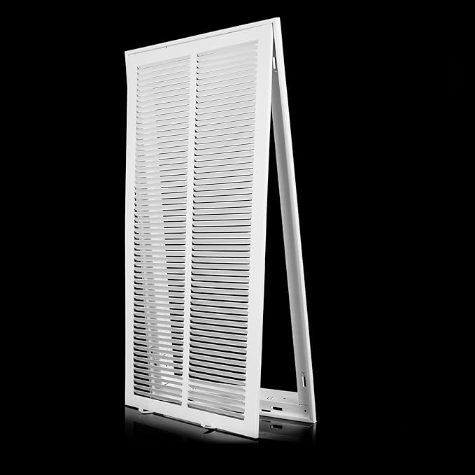 14x30 Return Air Grille [Duct Opening Size],Return Air Vent Cover for Wall Or Ceiling,Steel Return Air Filter Grilles Removable Face/Door for 1 Inch Filters(14"W x 30"H [Duct Opening])