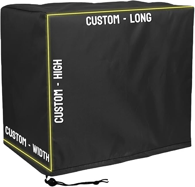 Custom size dust covers for various equipment, furniture, appliances, tools to protect your valuables (15*10*10)